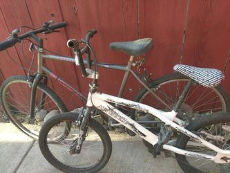 Mongoose BMX bike. Needs back tube.