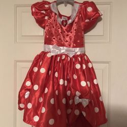 Minnie Mouse Dress up Costume Size7/8(Disney Store)