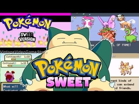 Pokemon Sweet Version Custom ROM GBA Gameboy Advance Cartidge Game