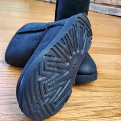 Ugg Kids Toddler Boots Unisex Black Size 10 Slip On 