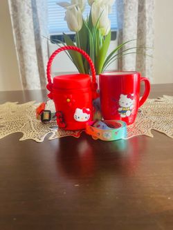 Hello Kitty, mini handbag and Mug