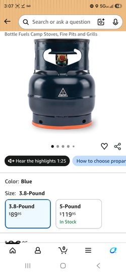 Ignik Gas Growler Deluxe 3-Pound Propane Tank with Carry Case