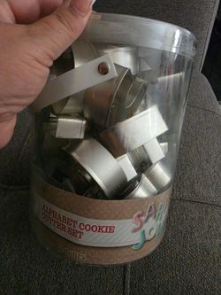 Alphabet Cookie Cutter Set