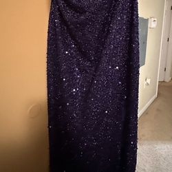 Blue sequin Formal Dress