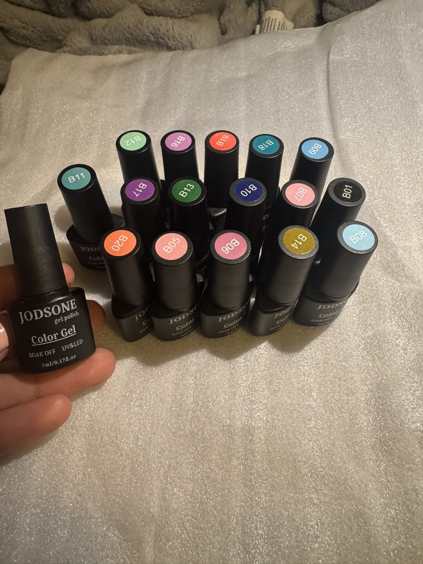 17 Pieces Gel Nail Polish Jodson 