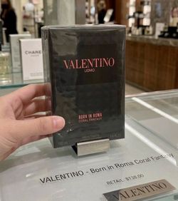 Valentino Uomo Born In Roma Coral Fantasy Perfume Cologne AUTHENTIC New regalos hombre