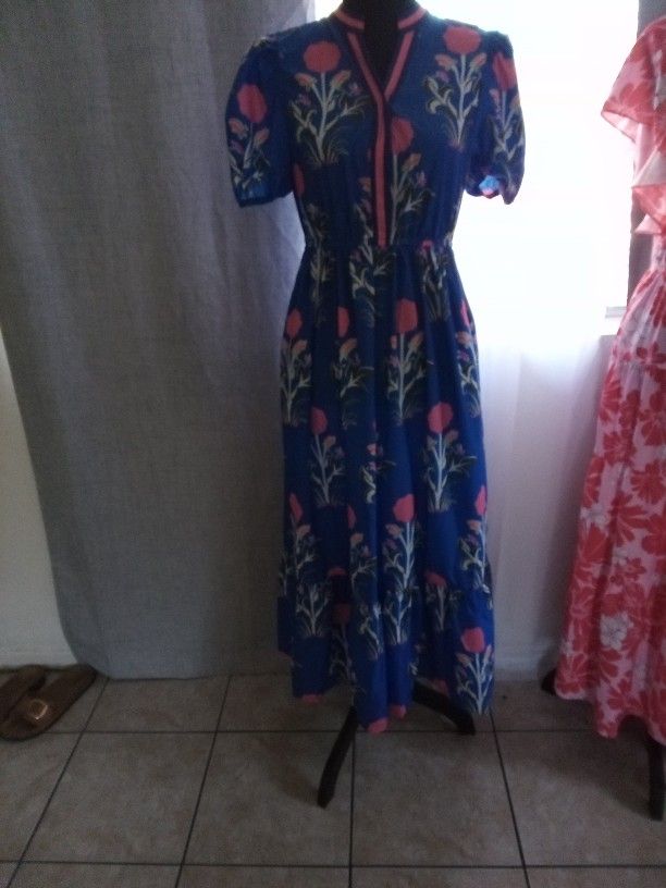 Royal Floral Dress