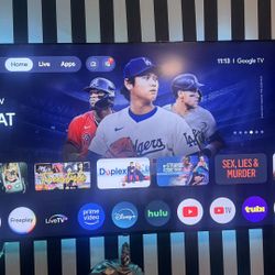 Phill 75 Inch Tv Like New Comes The Wall Mount