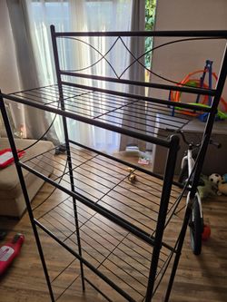 Over toilet shelf