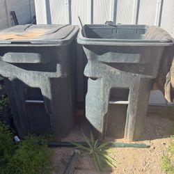 2 Totem Trash Cans 