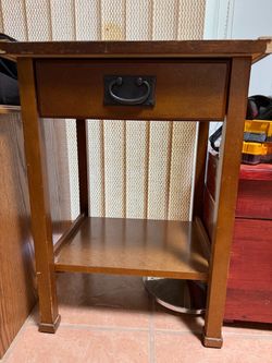Wooden End Table