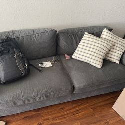 84” Living Spaces Couch (pillows Included If You Want)