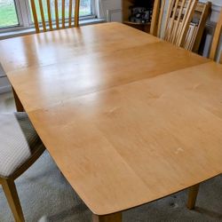 Dinner Table And Four Chairs. 