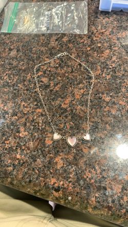 Beautiful Sterling heart necklace Navajo style