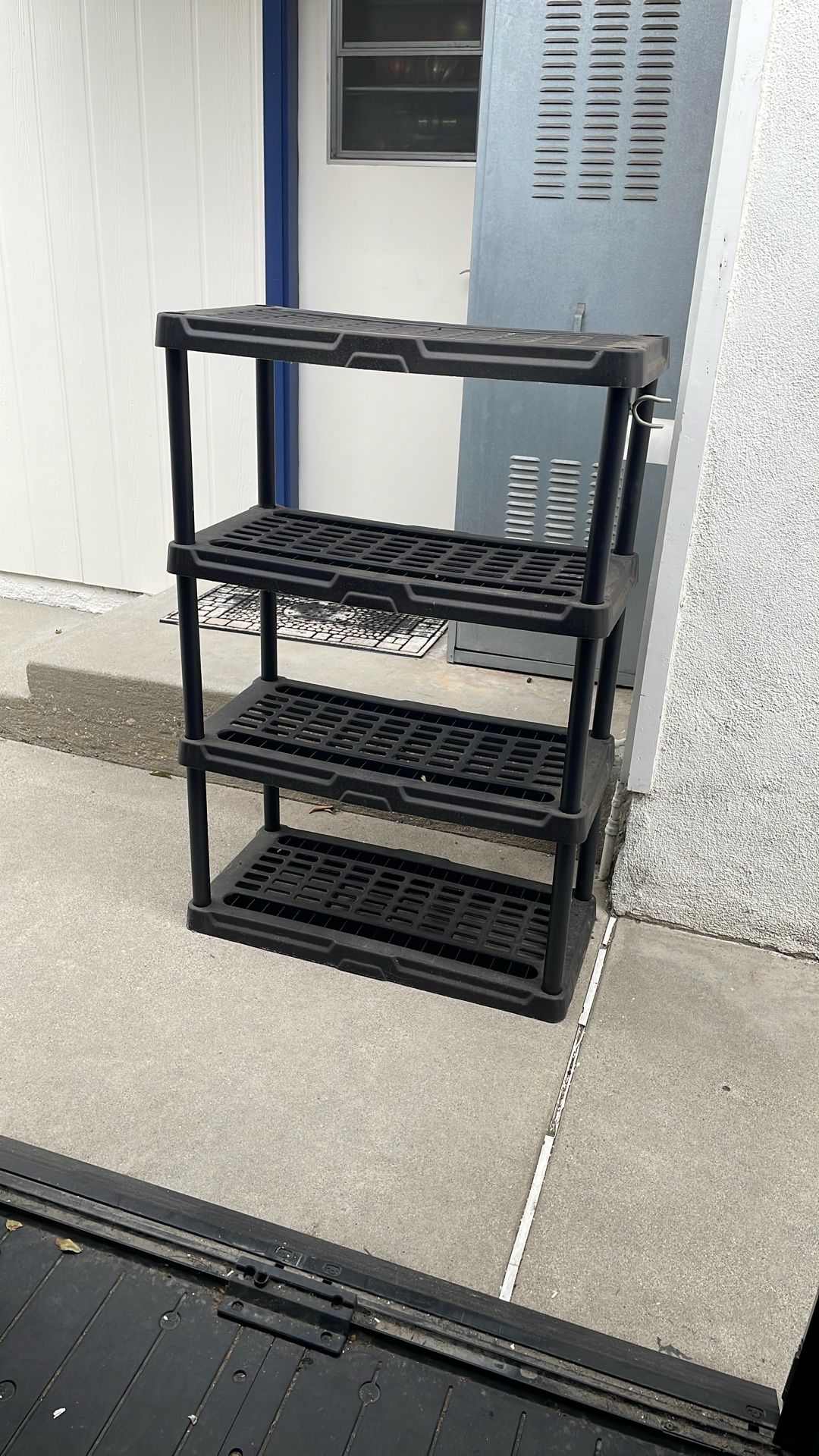 Free Resin Garage Shelves