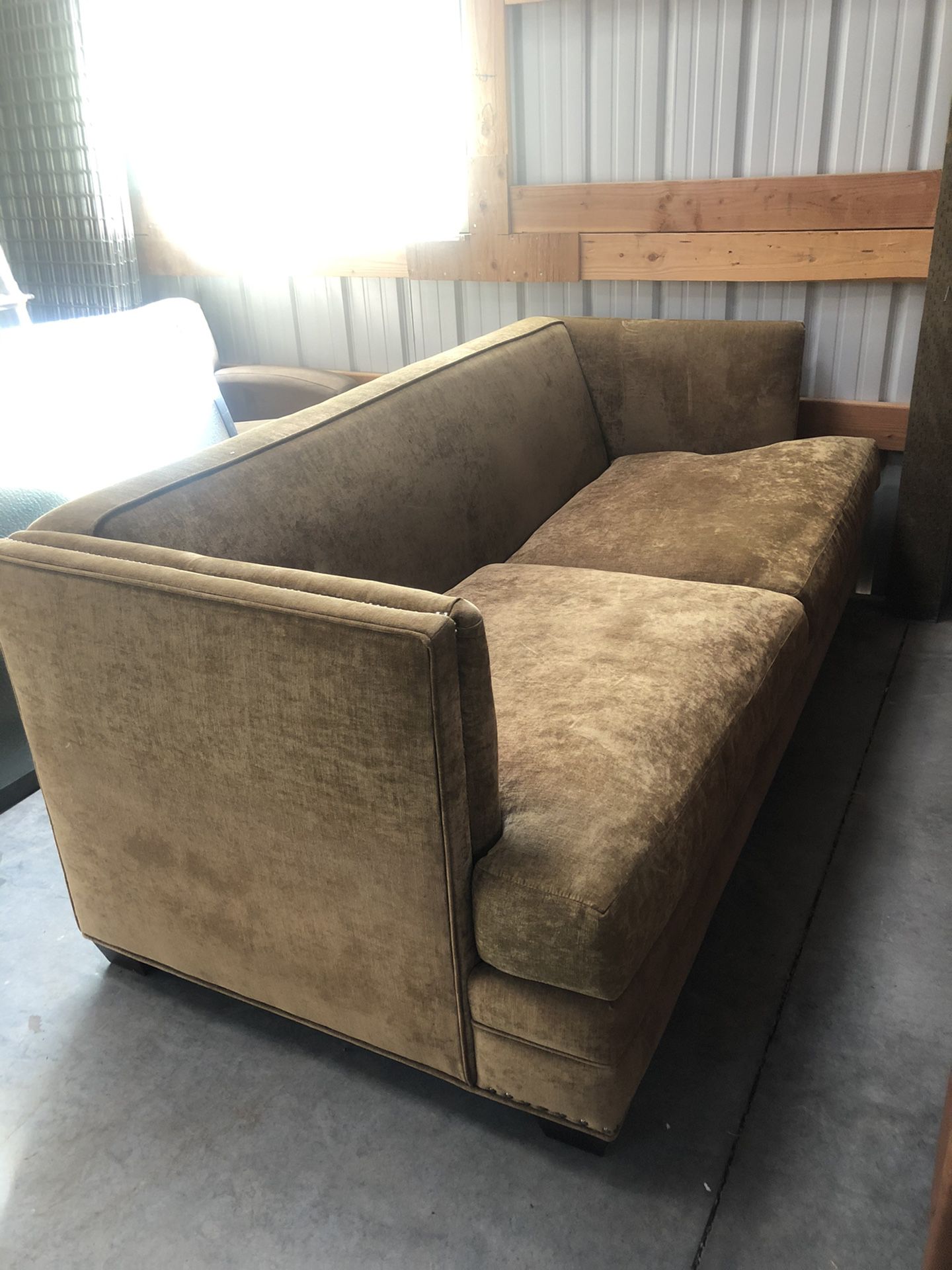 Gold/Brown Couch