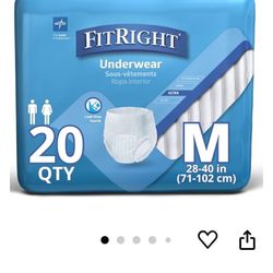 Medline Fitright Ultra Protective Underwear 