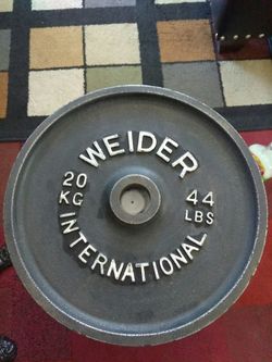 Weight Plate Restoration.