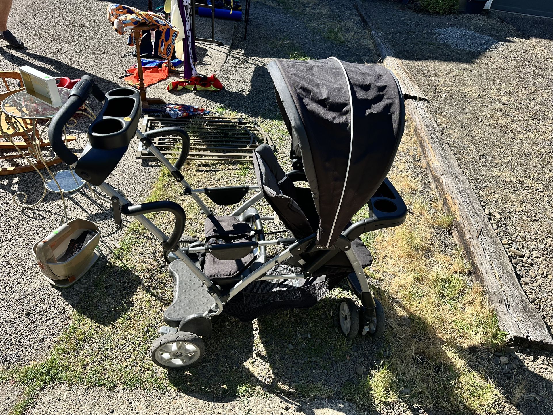 Compact Double Stroller. 