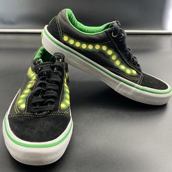 Vans X Shake Junt Old Skool Pro Mens Shoes Size 8 Black Green