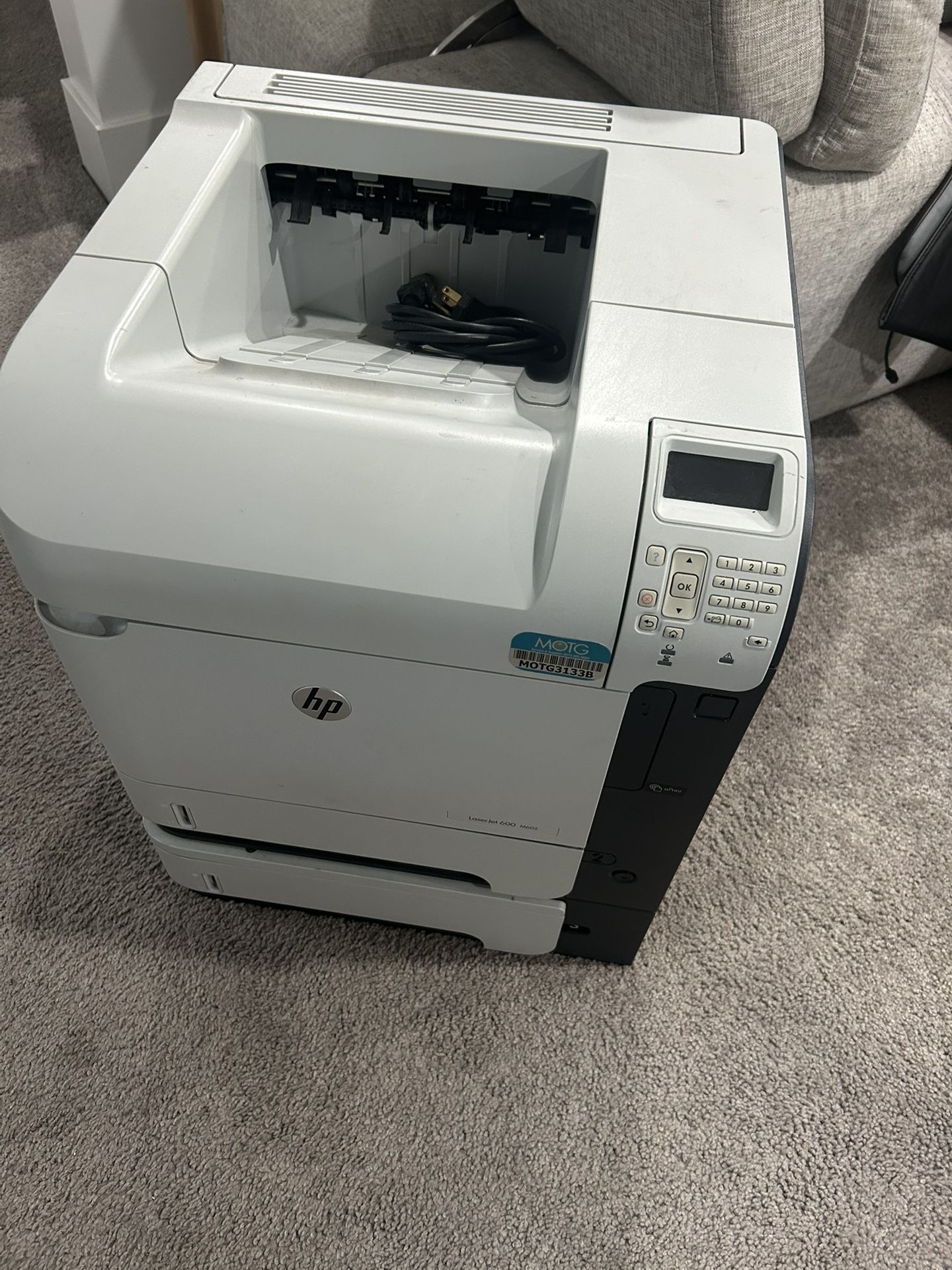 HP Laser jet printer- laser Jet 600 M602