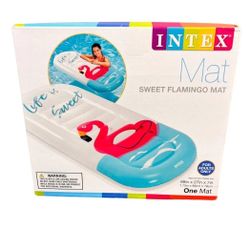Intex Flamingo Oval Float Sweet Flamingo Mat Brand New 68” x 27” x 7” Pool Beach
