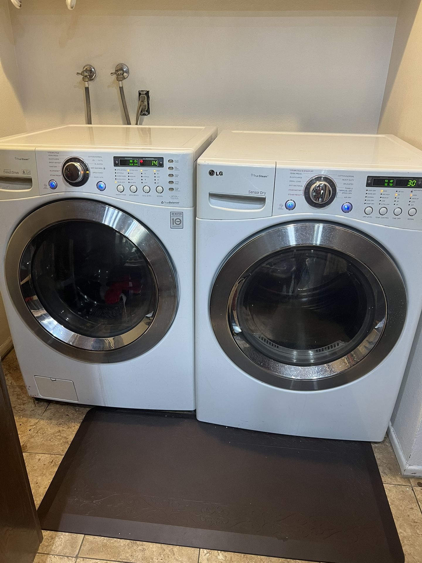Used LG Washer And Gas Dryer