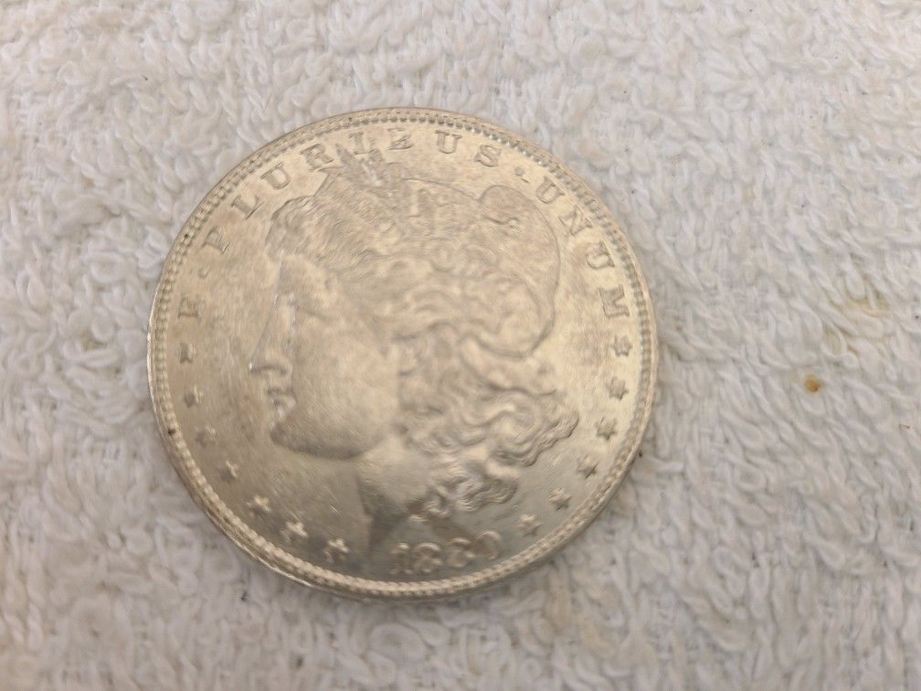 1880 Unc Morgan Silver Dollar New