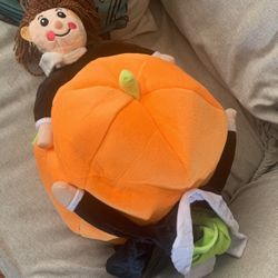 Dog Pumpkin Halloween Costume New!! $15 Size L