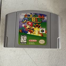Nintendo 64 Super Mario 64 game