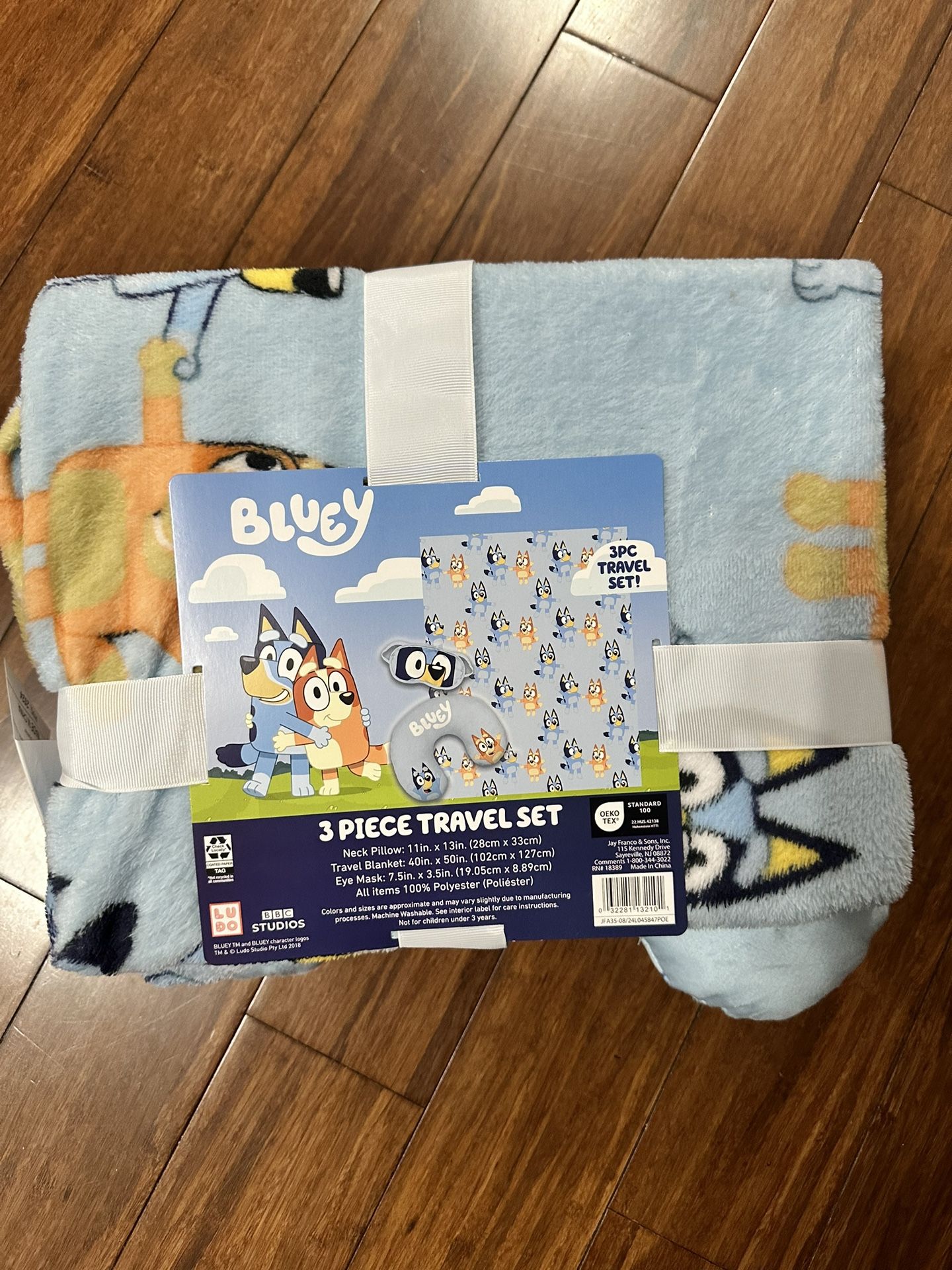 Bluey Three-Piece Travel Set