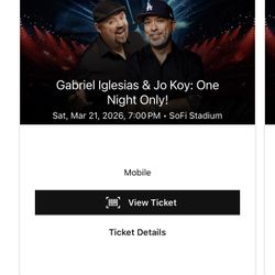 Gabriel Iglesias & Jo Koy: One Night Only!