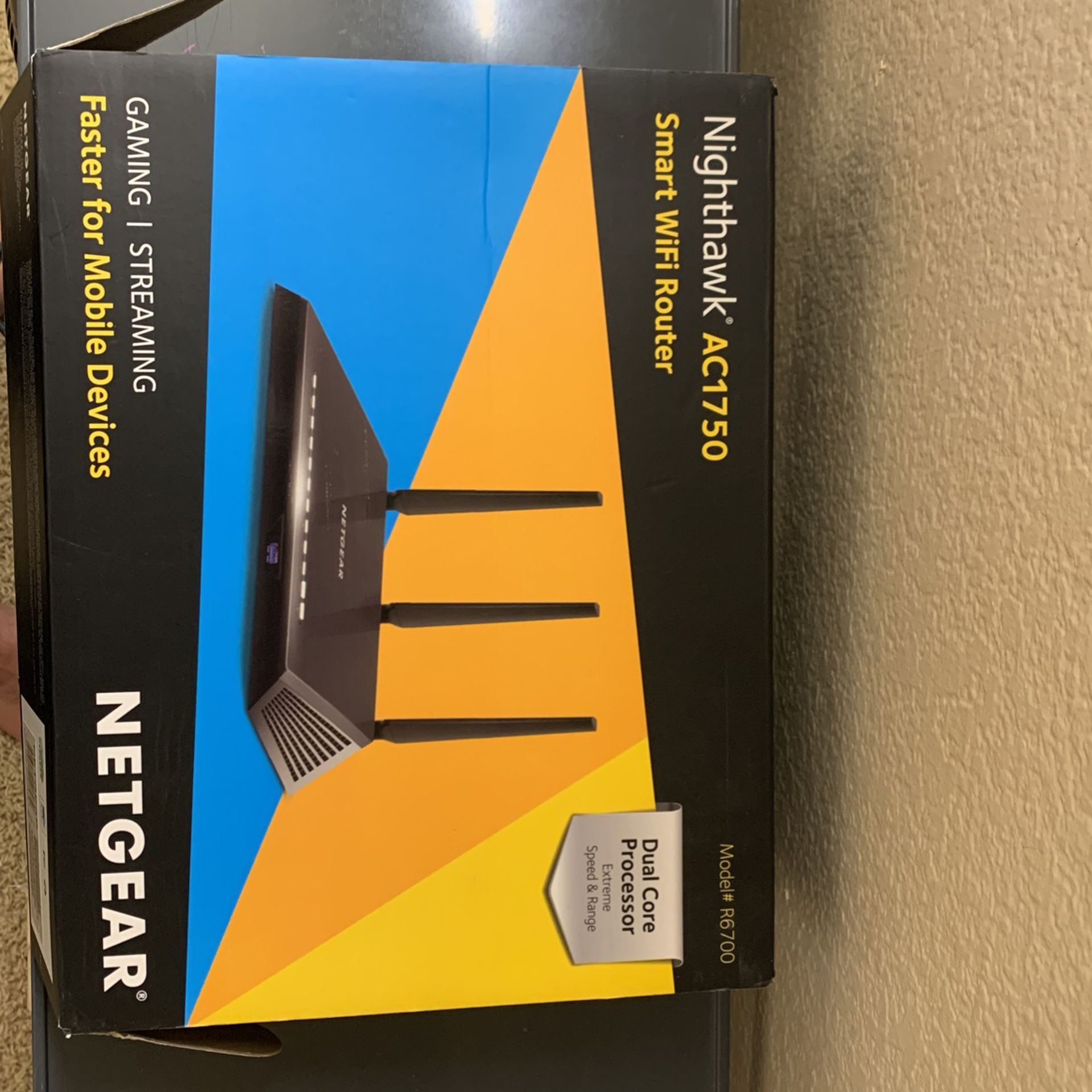 Netgear Nighthawk AC1750 Smart wifi router