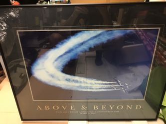 Inspirational photo and frame