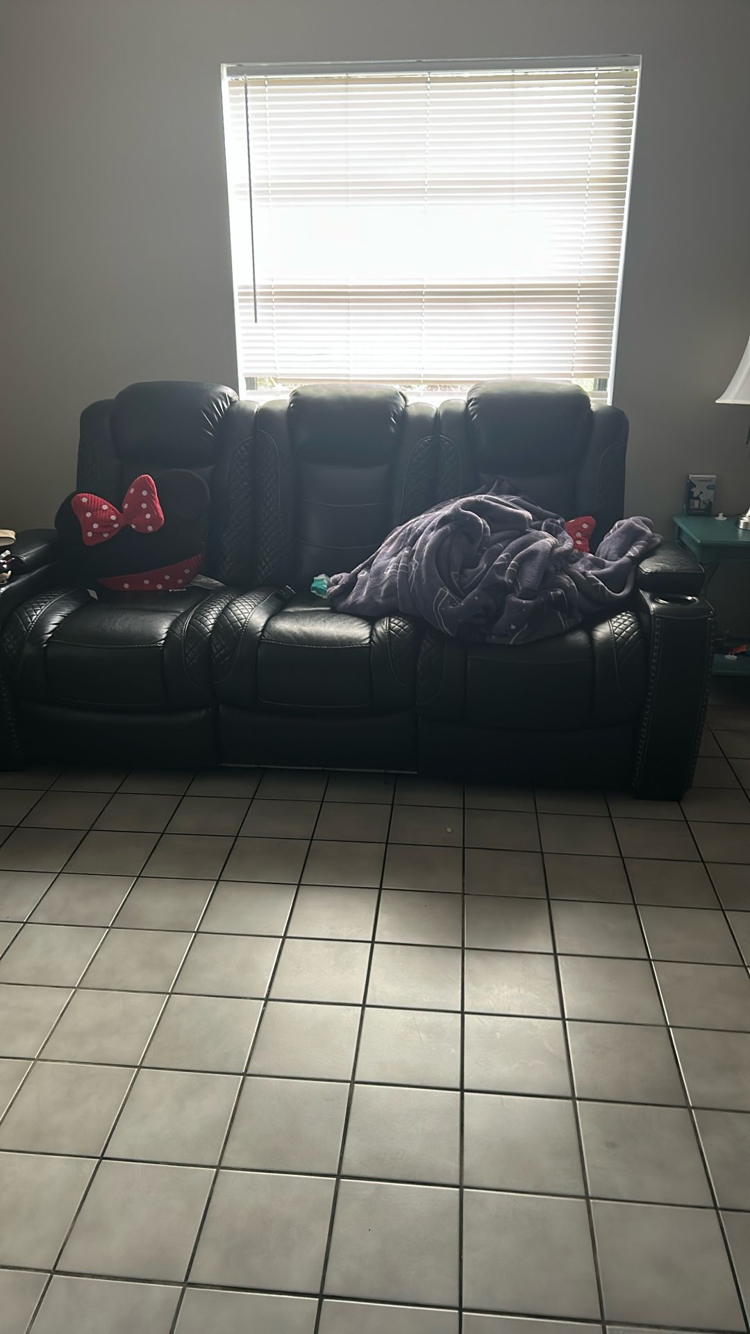 Reclining Black Couches