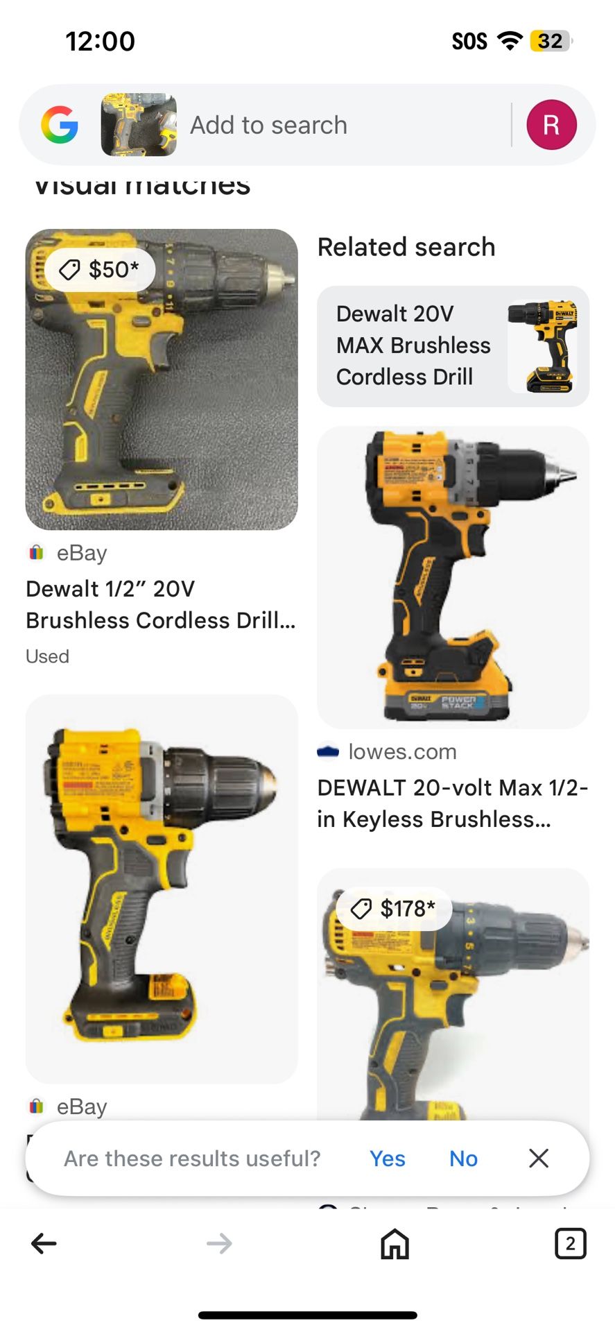 Cordless Brushless Dewalt Drill