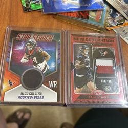 Houston Texans Rcs And Parallels For Trade Stroud Nico Pitre Jawhar 