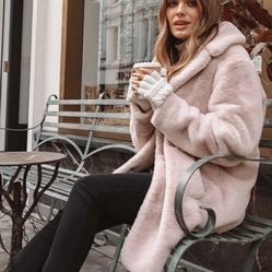 Sheepskin Fur Coat - New With Tags