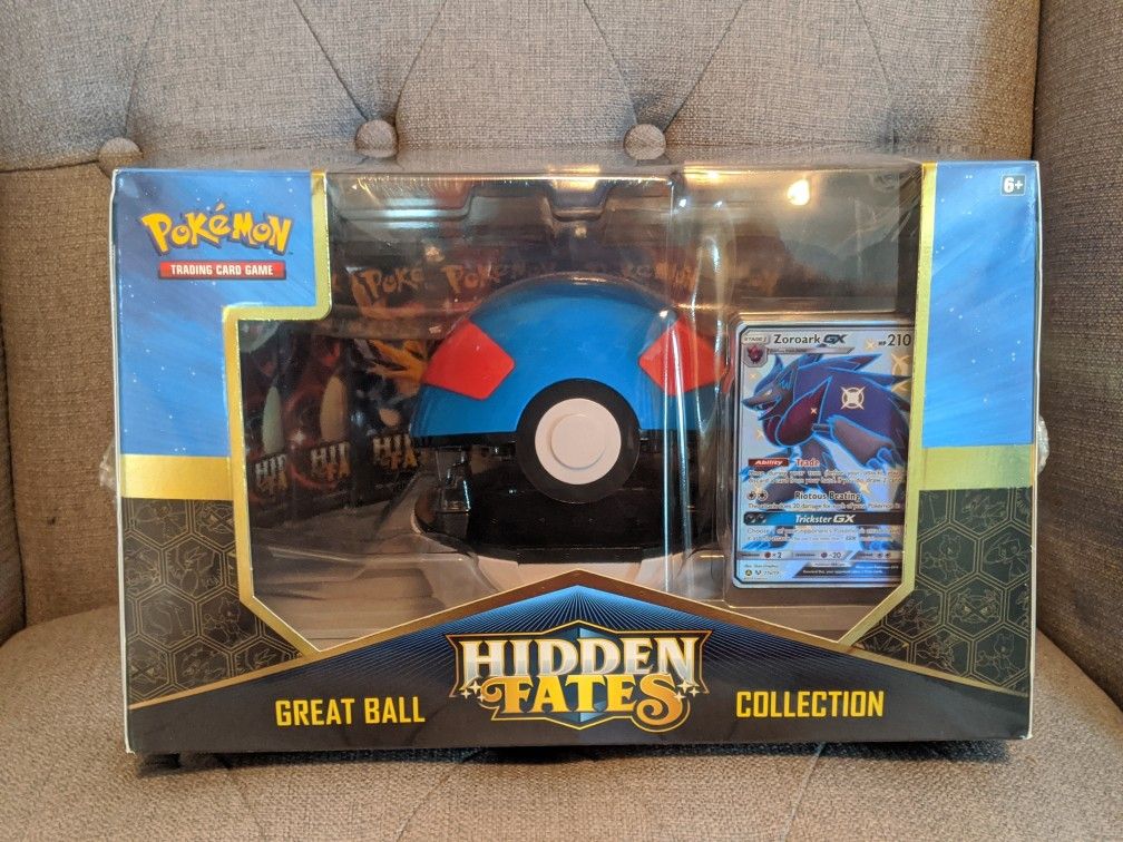 NEW RARE POKEMON HIDDEN FATES GREAT BALL COLLECTION