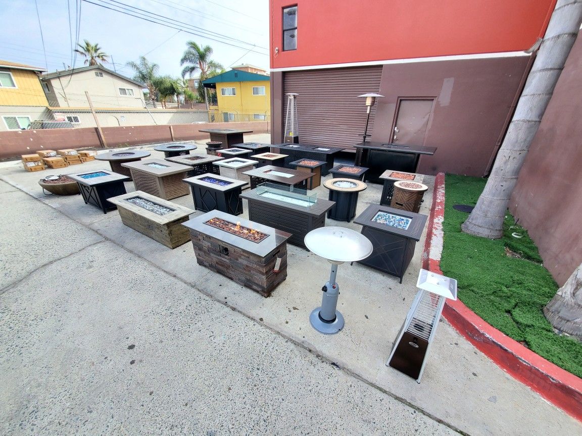 New Outdoor Patio Furniture Fire Pit Heater In Stock!
