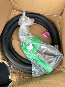 3/4'' x 10' Fuel Transfer Hose with Auto Fuel Nozzle and Fuel Transfer Swivel, 3/4" Inlet & 13/16" Outlet Fluid Oil Pump Tank Tube for Dispensing Dies