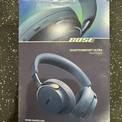 New Bose QuietComfort Ultra HeadPhones Lunar Blue - SEALED