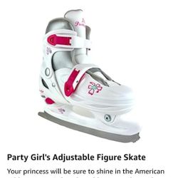 American Athletic Shoe Girl's Party Adjustable Figure Skates