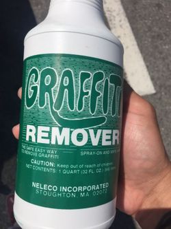 Professional graffiti remover. 4 quarts/bottles for $20 total