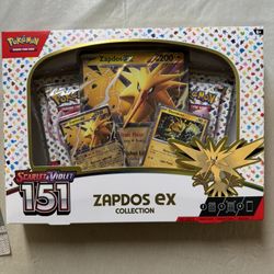 Pokemon 151 Zapdos ex Collection