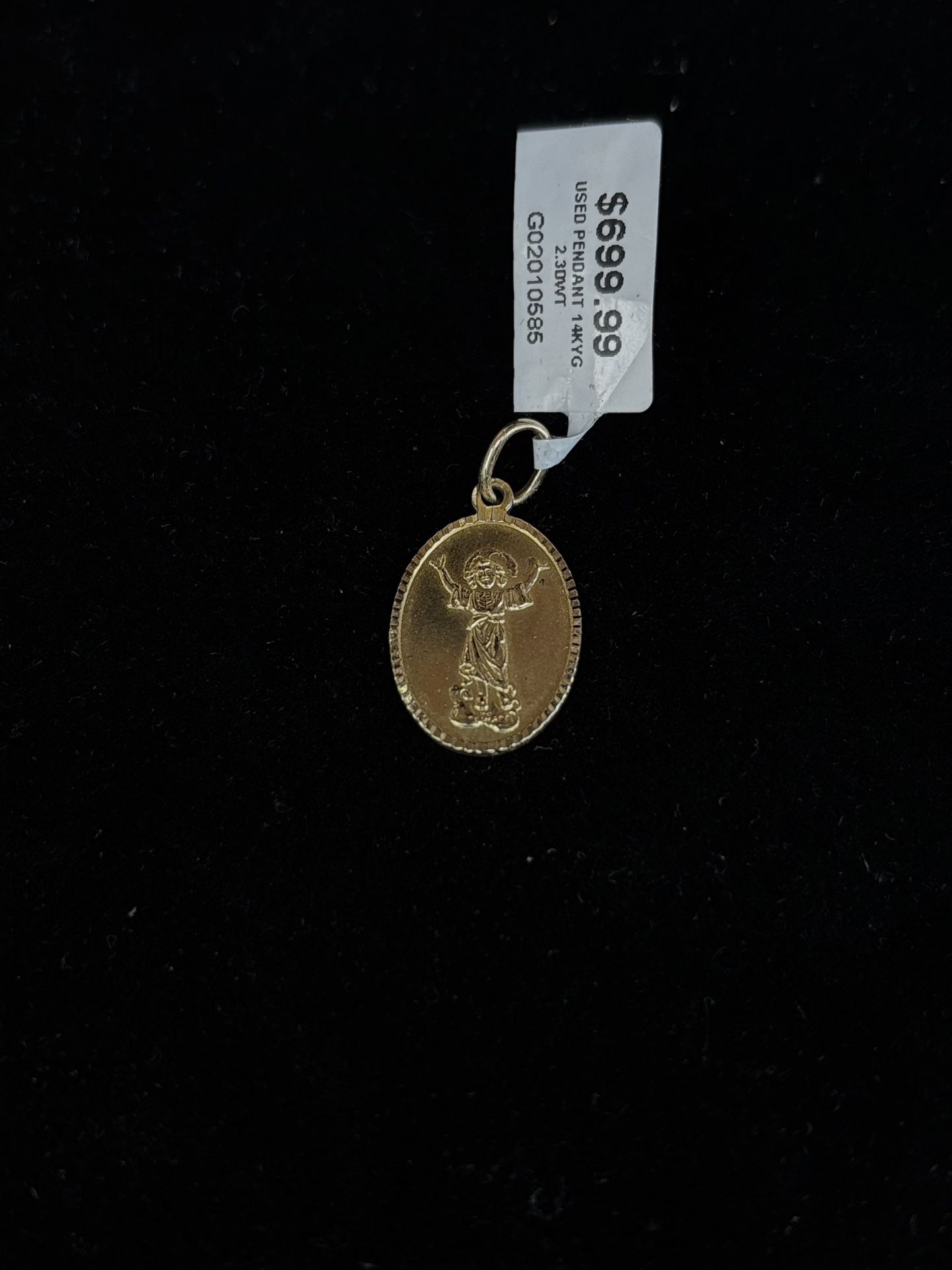 14KT Gold Religious Charm