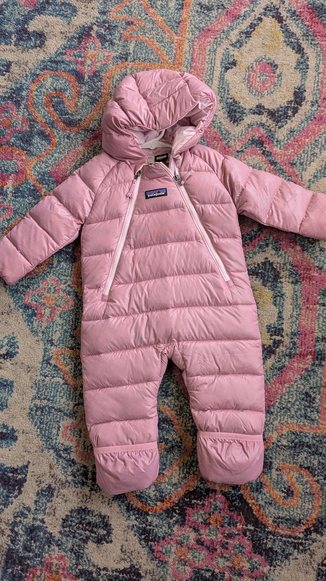 Patagonia Kids Down Filled Snow cold weather bunting snowsuit suit infant baby 3-6mos