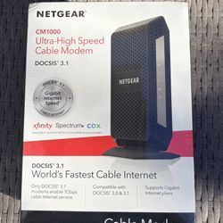 Brand New Net Gear ultra High Speed Cable Modem.
