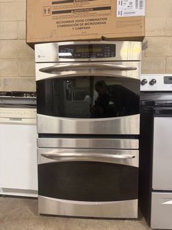 GE Profile Stainless Steel Double Wall Oven