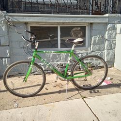  BEAUTIFUL GREEN TREK MULTITRAK  MOUNTAIN BIKE